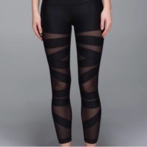 Lululemon Tech mesh shine dot leggings